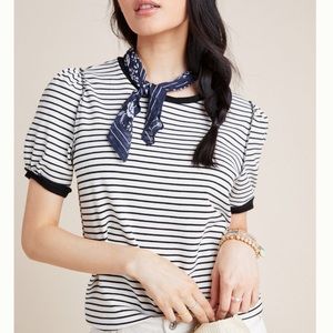 Anthropologie Striped Sweatshirt